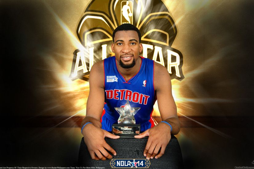 Detroit Pistons Wallpapers. Andre Drummond 2014 NBA Rising Stars MVP  Wallpaper