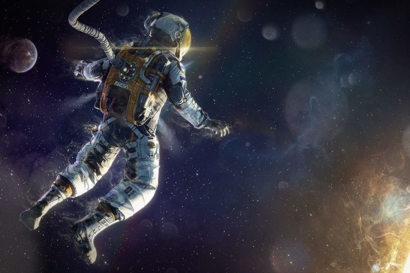 Surreal Astronaut Wallpaper Background ...