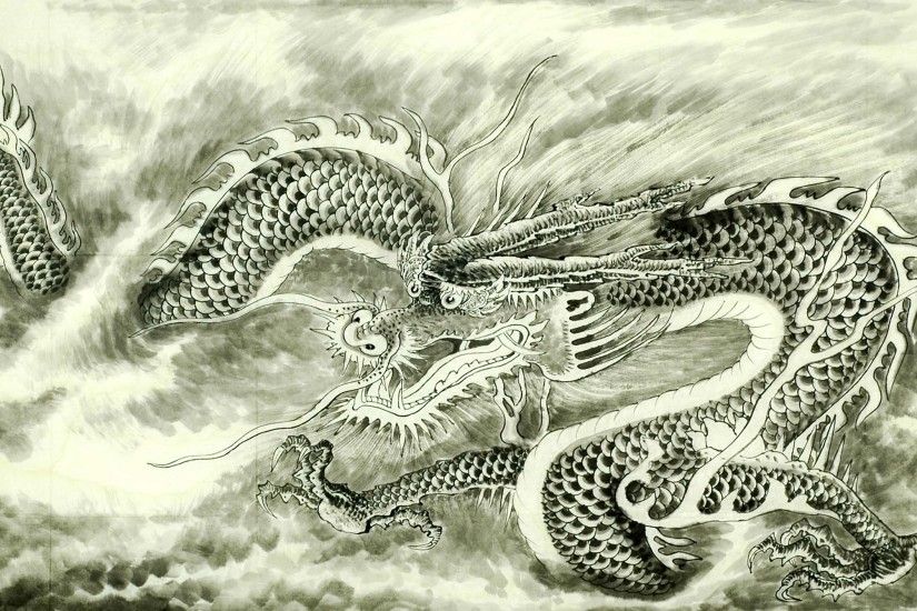 chinese-dragon-painting-cnag008723.jpg (2634Ã1339) | Chinese iPhone  Wallpaper | Pinterest