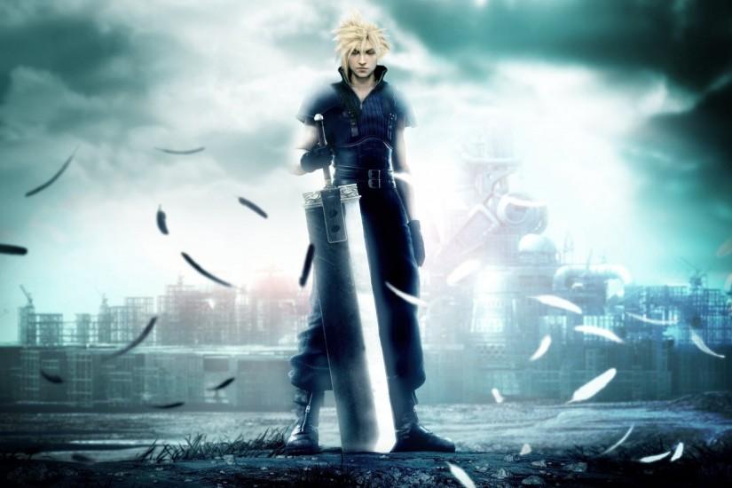 Final Fantasy VII Cloud Strife Buster Sword Wallpaper