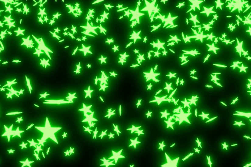 Animated falling neon green stars on black background. Motion Background -  VideoBlocks