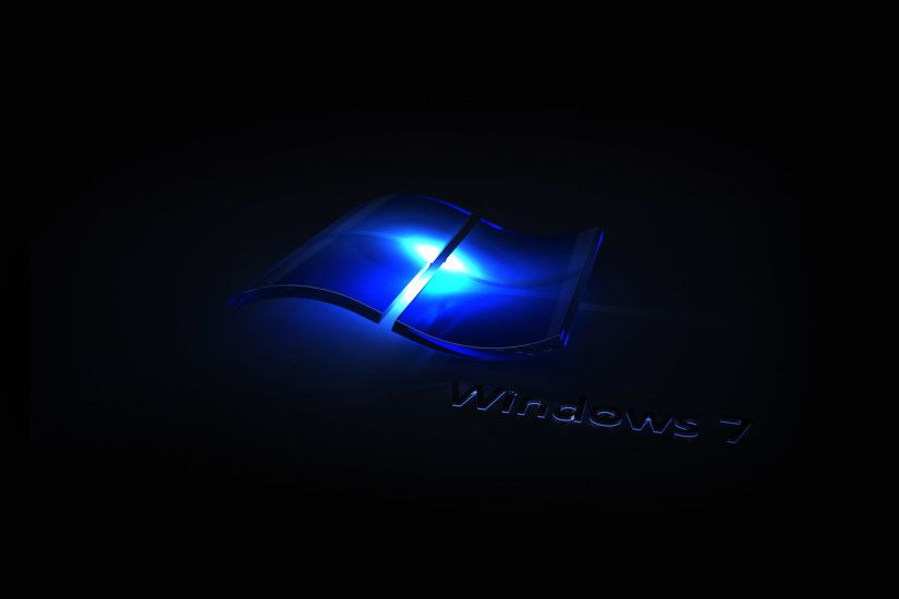 Windows 7 Blue Neon Wallpaper Background Wallpapers HD / Desktop and Mobile  Backgrounds
