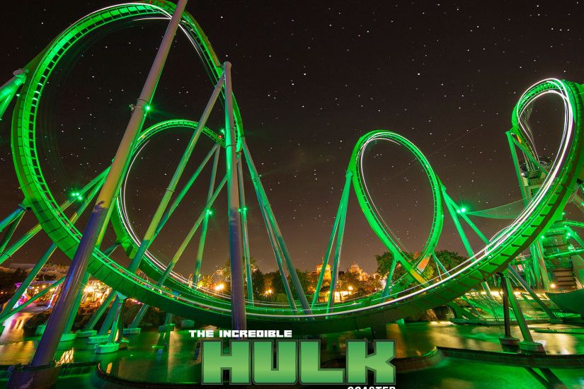 Enjoy the Rush of The Incredible Hulk Coaster With These Wallpapers