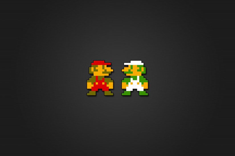 ... Super Mario and Luigi 8bit HD by LaChRiZ