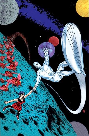 Find out what strange new worlds the Silver Surfer will voyage to when  issue #1 hangs-ten onto comic shop racks on the 26th of this month.