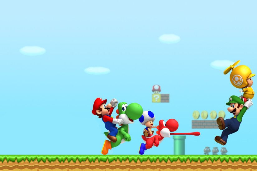 Video Game - New Super Mario Bros. Wii New Super Mario Bros Wallpaper