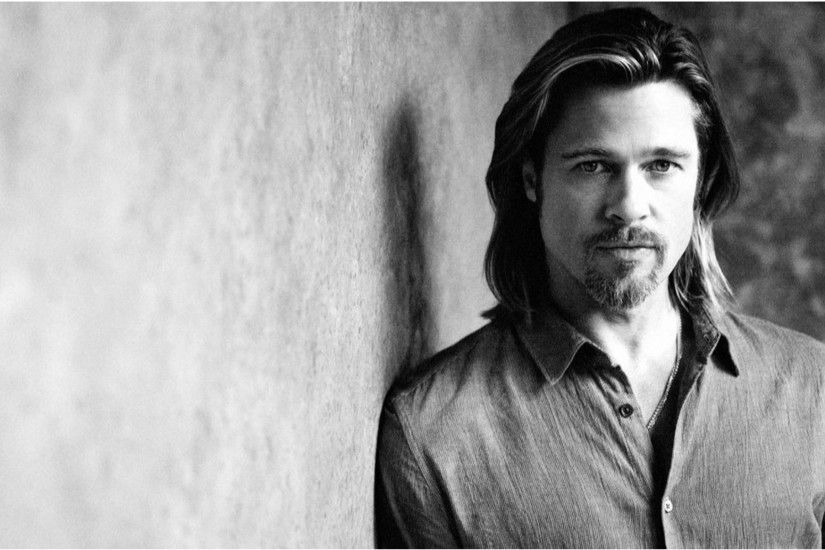 Brad Pitt Long Hair Man