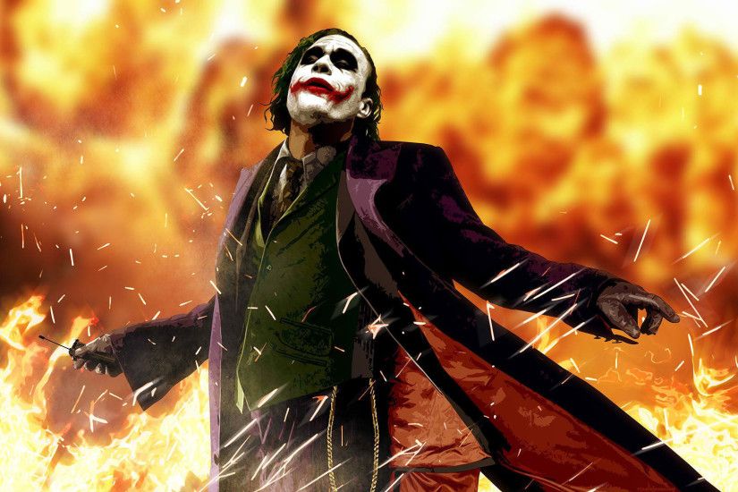 Batman Movie Wallpaper - Joker The Dark Knight
