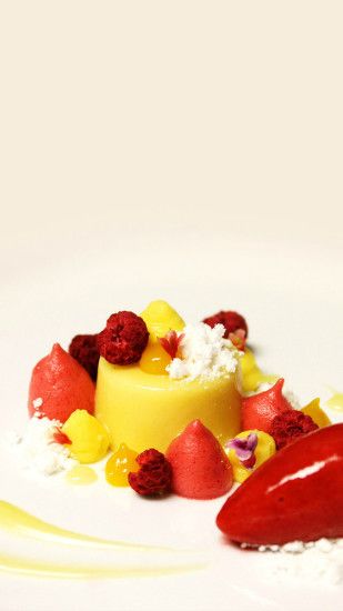 Yummy Fruit Pudding Dessert iPhone 8 wallpaper