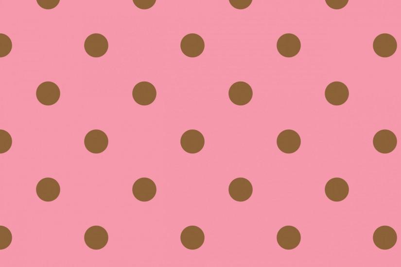 Polka Dots Background Pink