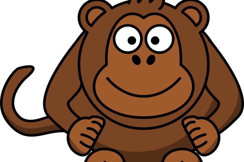 Clipart - Cartoon Monkey