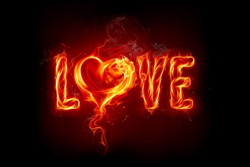Love Fire Wallpaper Valentines Day Holidays