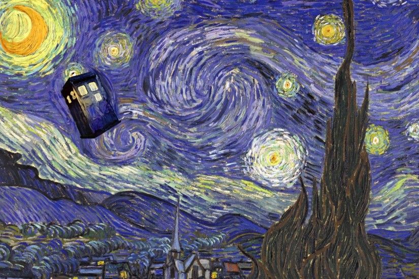 Doctor Who, Vincent Van Gogh, TARDIS Wallpapers HD / Desktop and Mobile  Backgrounds