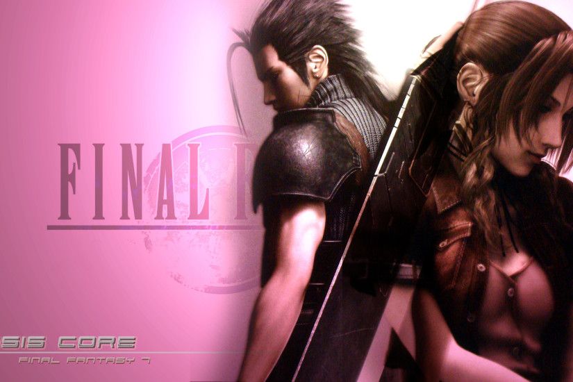 Video Game - Crisis Core: Final Fantasy VII Zack Fair Aerith Gainsborough  Wallpaper