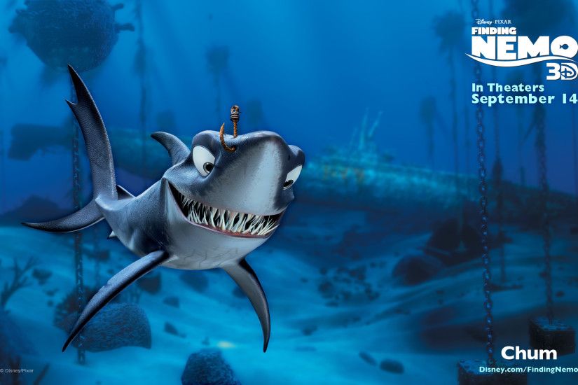 Movie - Finding Nemo Shark Chum (Finding Nemo) Wallpaper