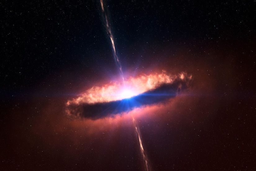 Sci Fi - Quasar Wallpaper