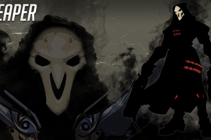 Video Game - Overwatch Smoke Dark Reaper (Overwatch) Wallpaper