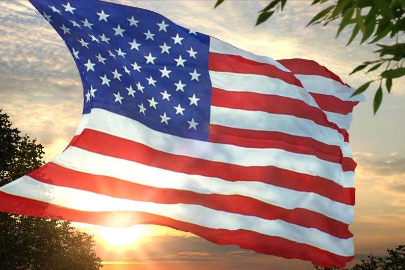 Wallpapers For > American Flag Background Hd