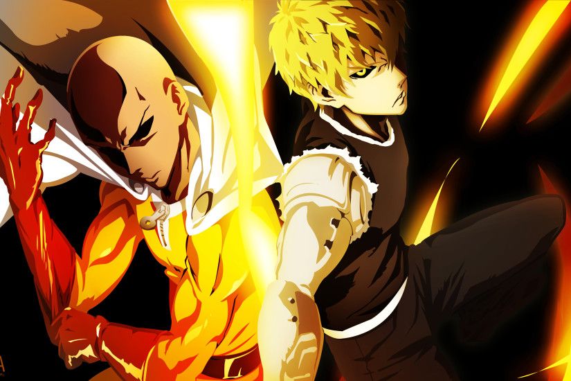 ... 371 One-Punch Man HD Wallpapers | Backgrounds - Wallpaper Abyss ...  Saitama Genos ...
