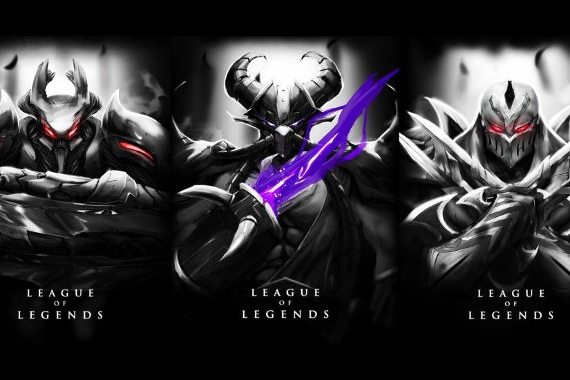League Of Legends, Nocturne, Kassadin, Zed Wallpapers HD / Desktop .