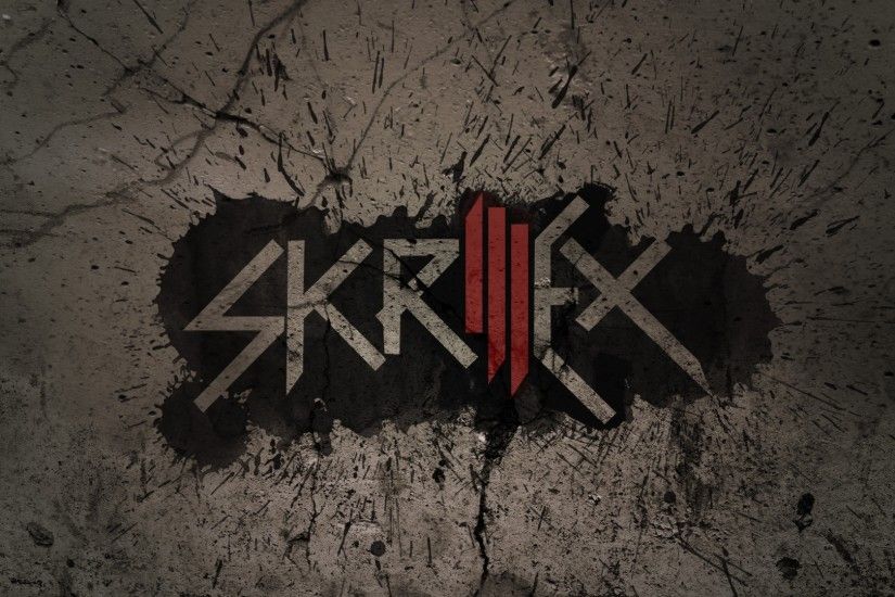 skrillex logo spray graffiti