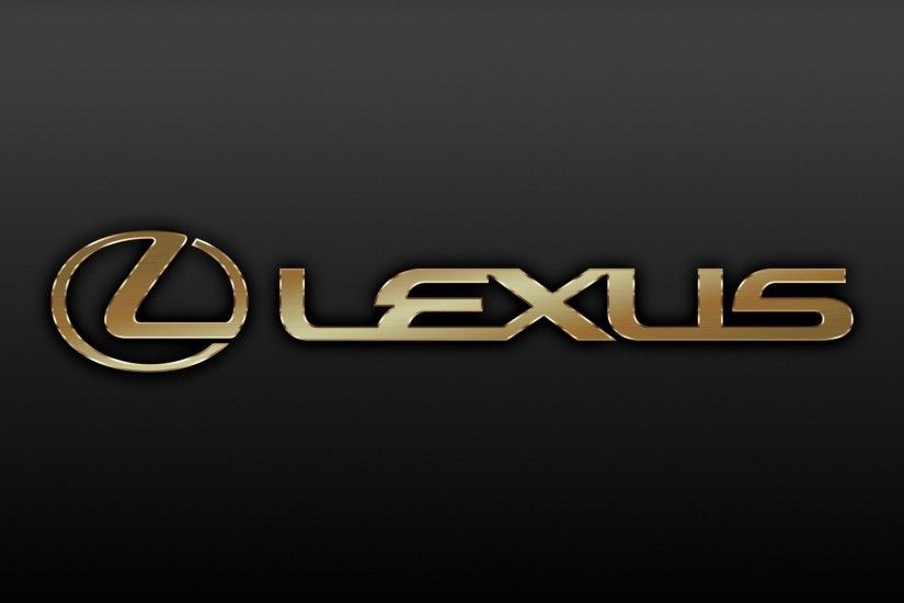 Lexus Golden Logo HD Wallpaper