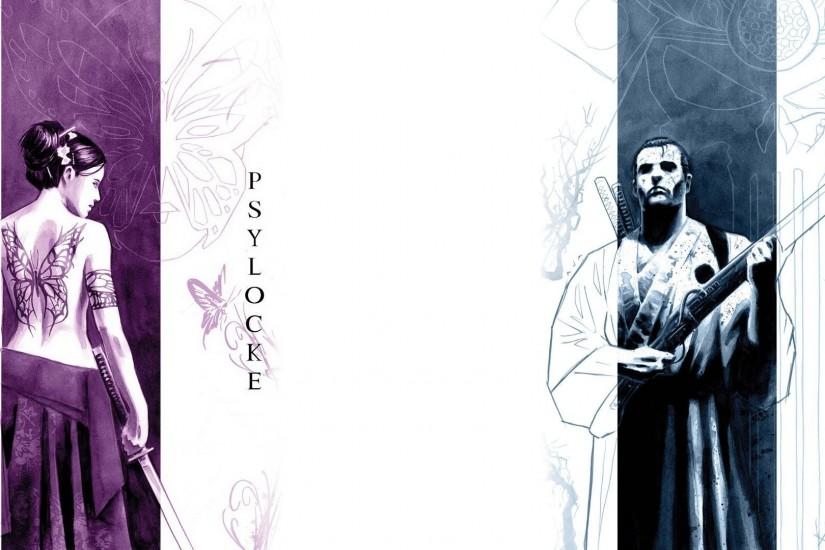 Comics - Psylocke Punisher Wallpaper