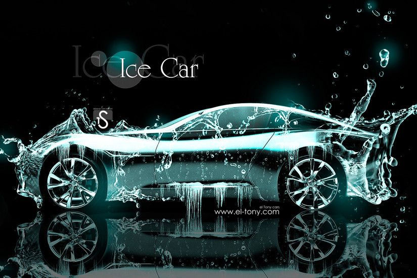 Ice-Water-Car-Turquoise-Neon-2013-HD-Wallpapers-