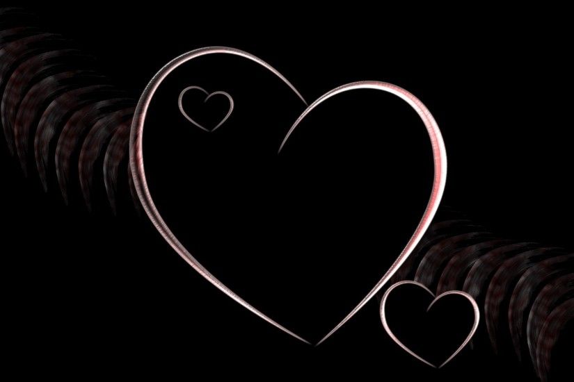 black love heart image wallpaper Wallpaper