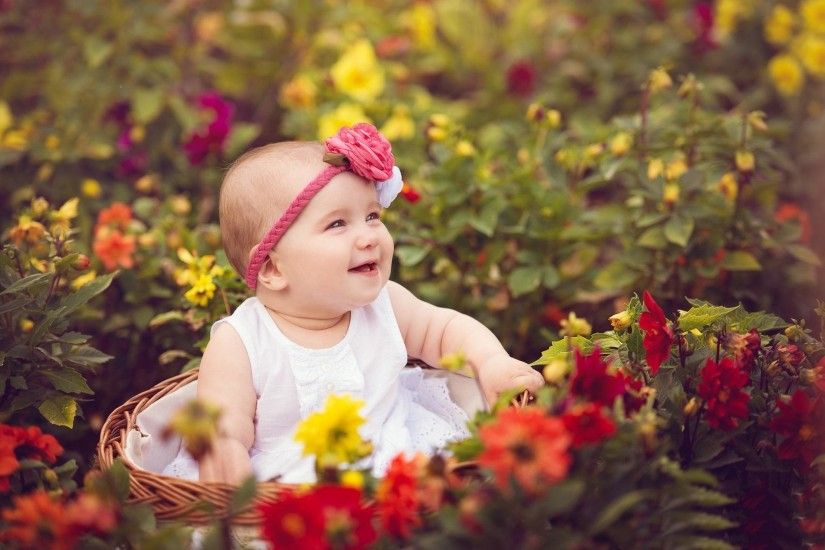 Sweet Smiley Face Cute Babies Desktop Wallpaper Background