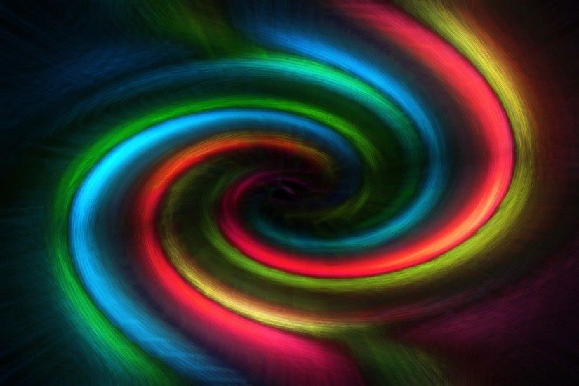 cool neon color swirl HD backgrounds - desktop wallpapers