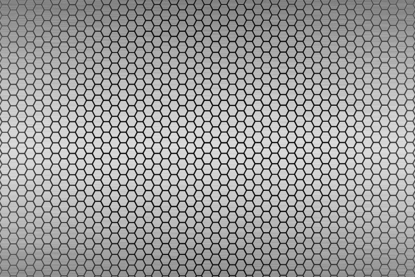 Metal honeycomb pettern wallpaper #13553