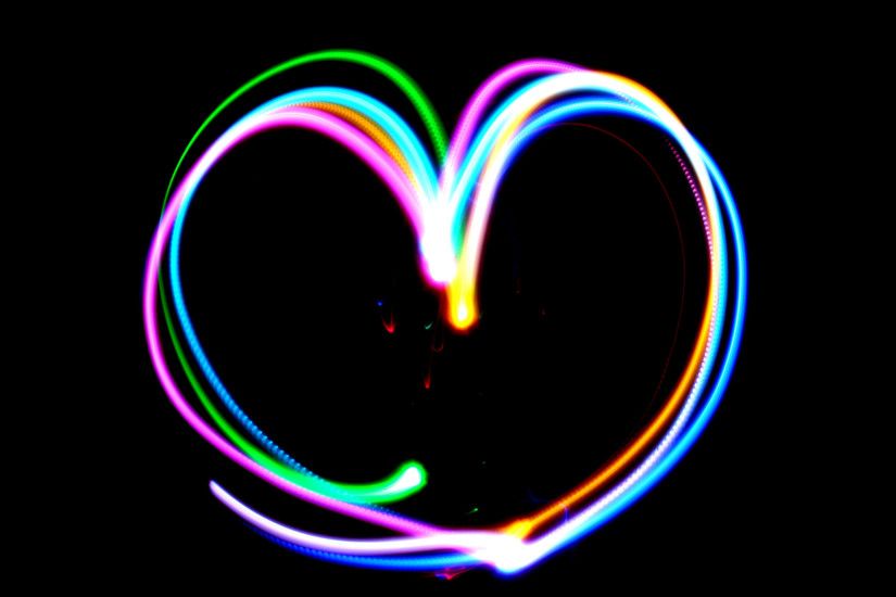 ... Cute Neon Heart HD Wallpapers | Backgrounds Â» Download Wallpaper ...