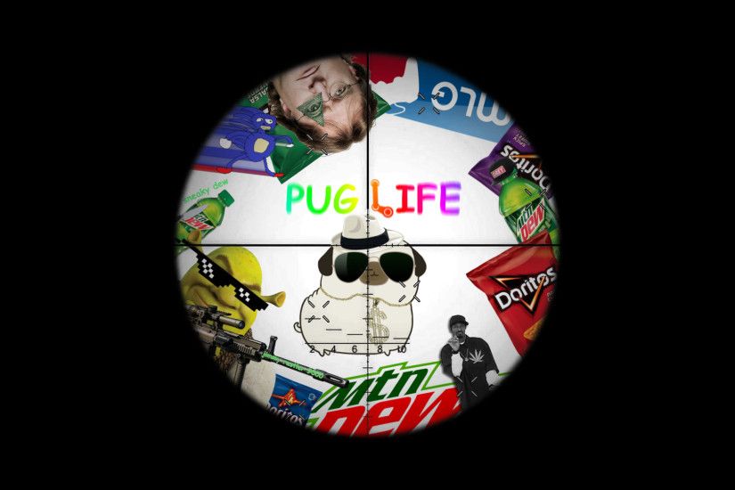 Pug Life MLG Wallpaper