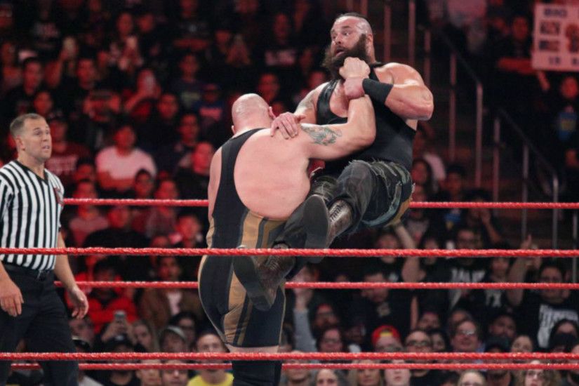 Strowman pins Show in reinforced ring; Enzo Amore and Big Cass earn Tag  Team Title shot; Gallagher bests fellow Englishman Neville
