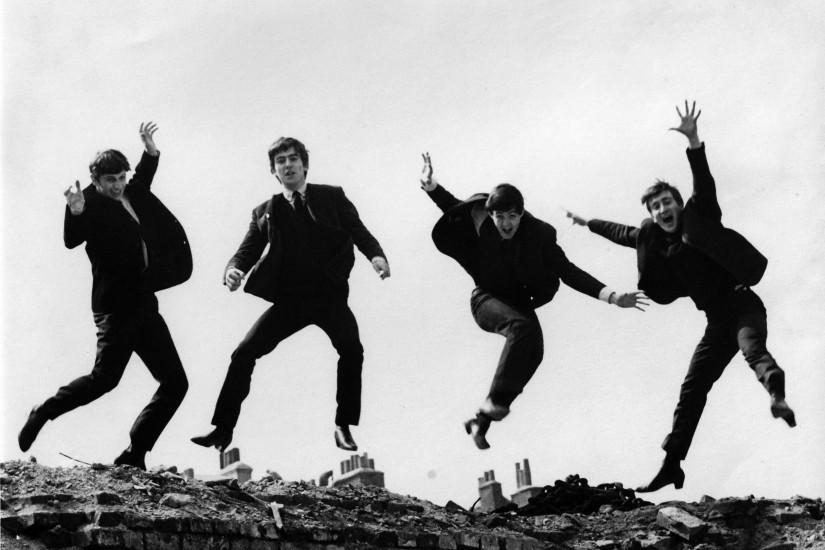 The Beatles Jump Wallpaper