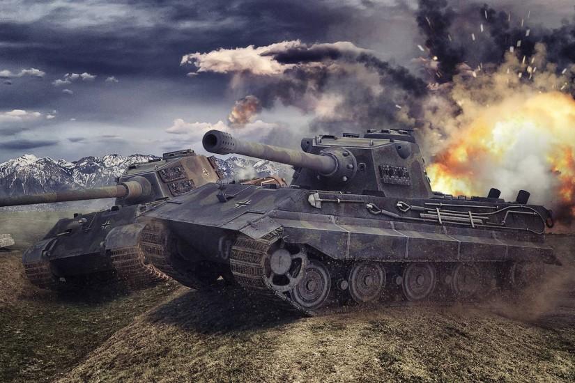 Images For > Tiger 2 Tank