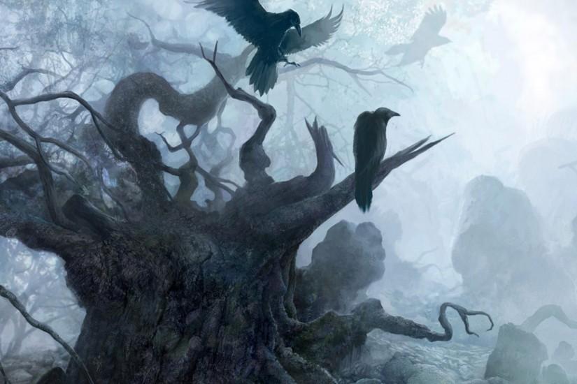 THE WITCHER fantasy dark raven death gothic halloween f wallpaper |  2560x1920 | 152066 | WallpaperUP