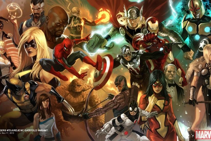 Avengers #7 Djurdjevic Gatefold Variant Part 2 | Marvel.com