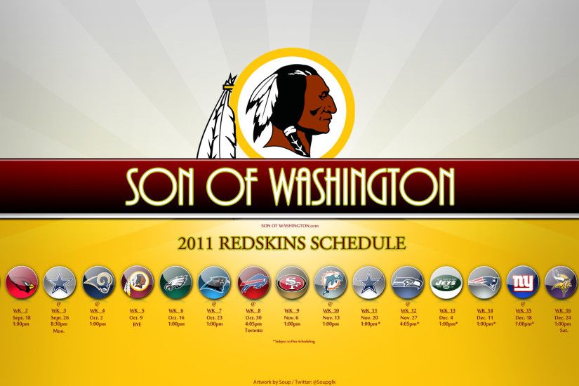 Redskins Wallpaper Schedule
