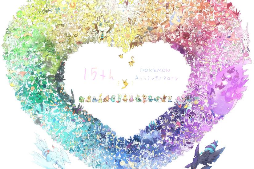 Rainbow Heart made by Pokemon
