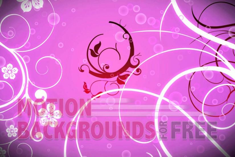 Free Flourish Motion Background "Princess Power"