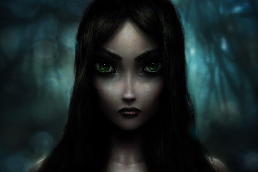 Wallpaper Alice madness returns, Girl, Eyes, Face, Hair HD, Picture, Image