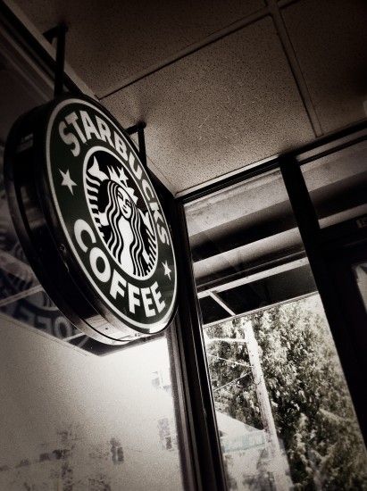 starbucks coffee signage