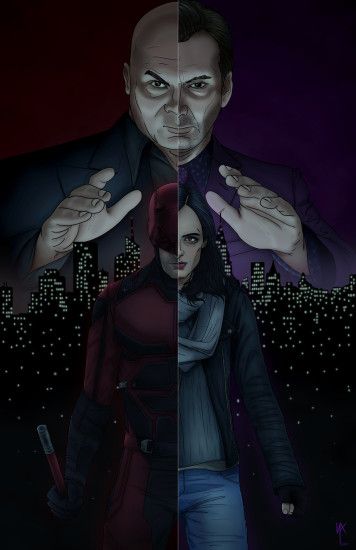 ... Daredevil/Jessica Jones - Final by ScottLewisART