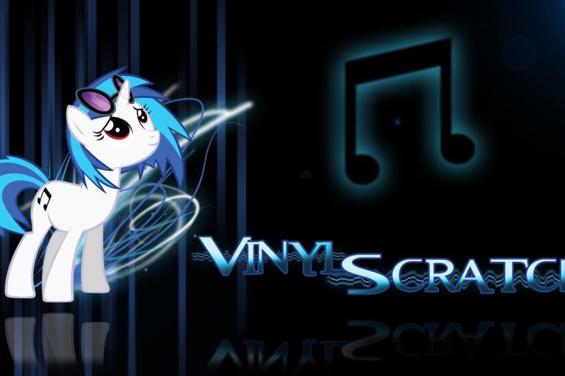 ... Vinyl Scratch 'Abstract and Neons' Wallpaper by BlueDragonHans