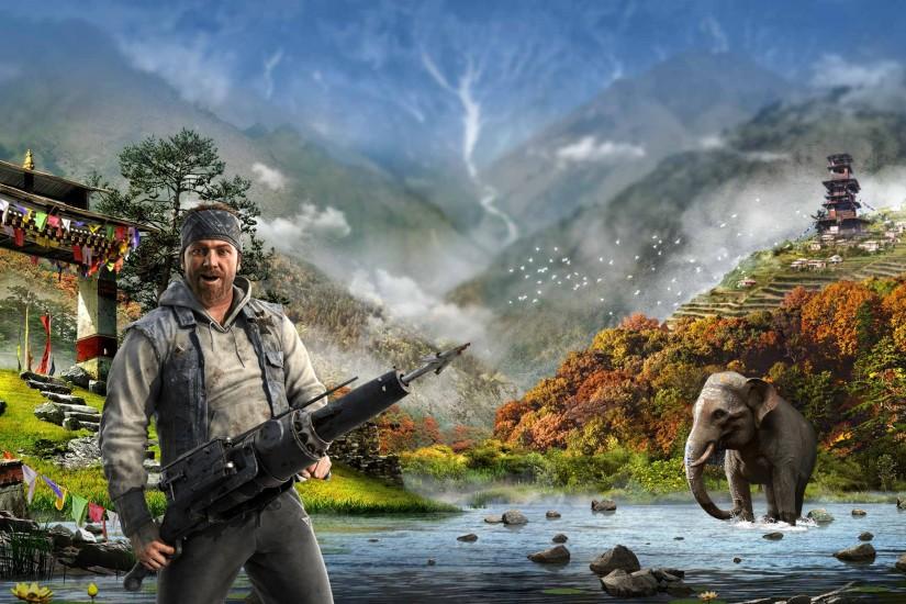 Far cry 4, Ubisoft, Harpoon, Kirata Wallpaper, Background 4K .