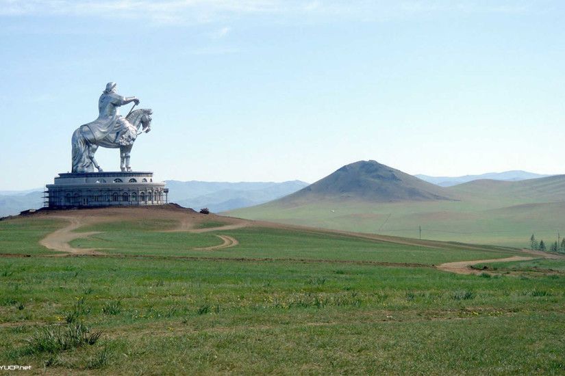 Giant Ghinggis Khaan Statue Mongolia Wallpaper | HD Wallpapers