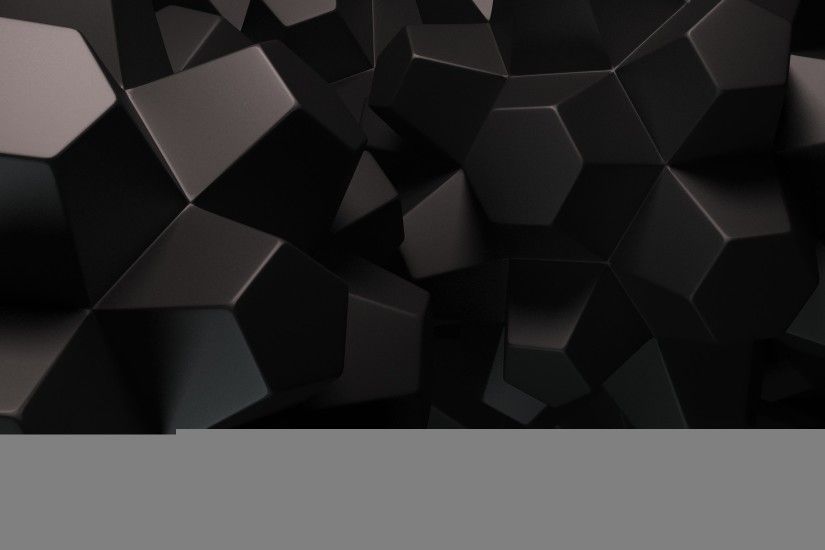Geometric Shapes 3D Mac wallpaper