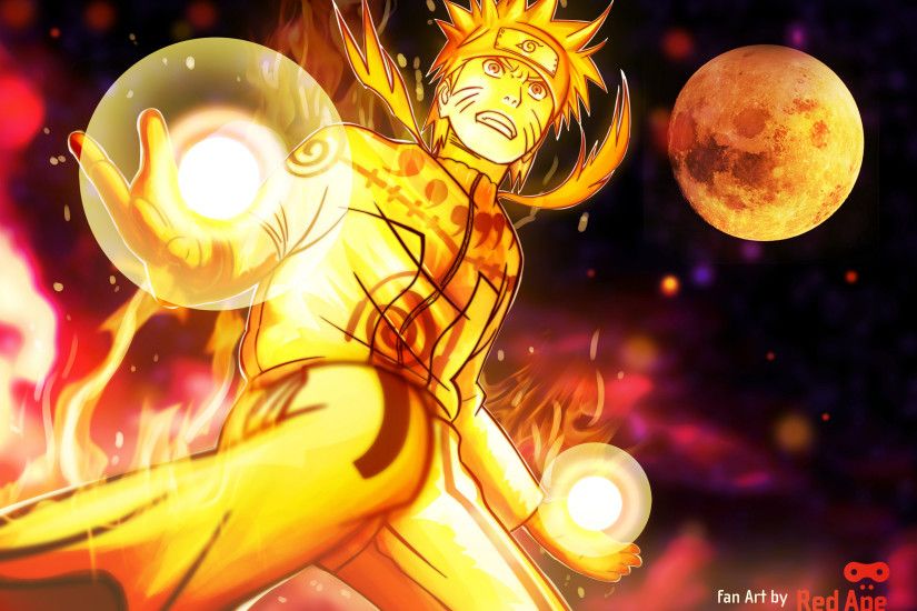 Naruto Uzumaki Nine Tailed Fox Wallpaper Free HD